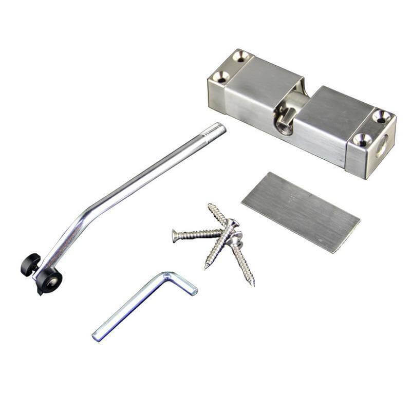 Stainless Steel Door Closer with Adjustable Force – Supports Up to 30 kg