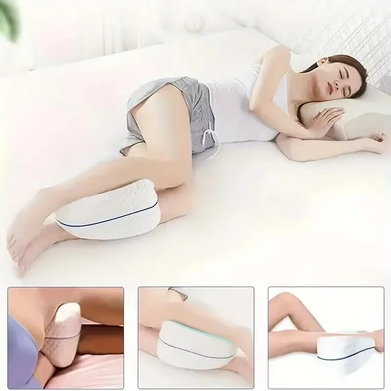 Set of 2 Washable Contour Pillowcases with Zipper in White