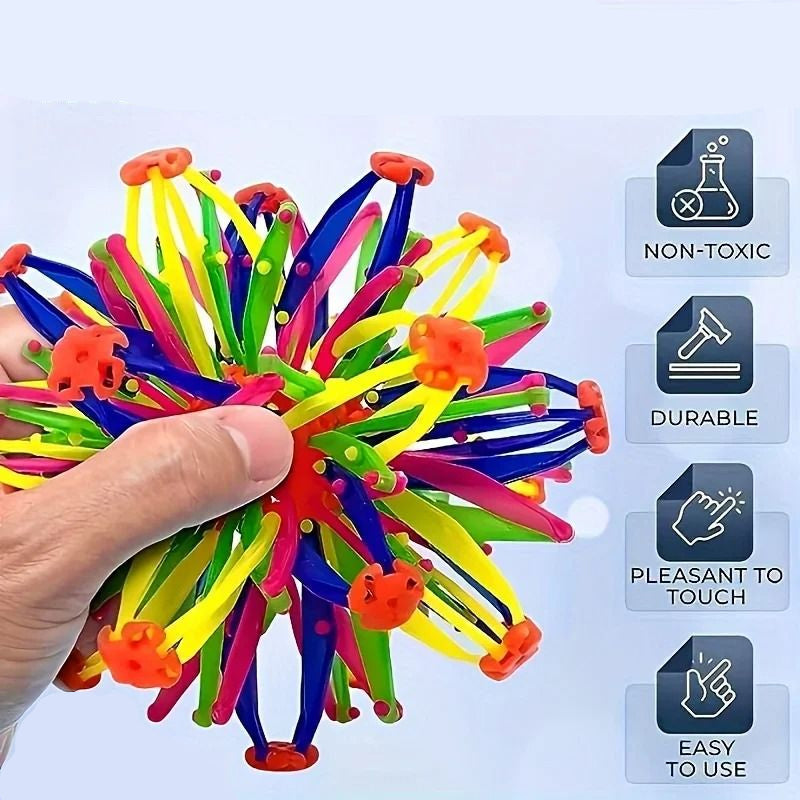 Expandable Sensory Play Sphere for Hands-On Activities – Collapsible Design