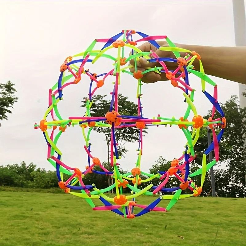 Expandable Sensory Play Sphere for Hands-On Activities – Collapsible Design