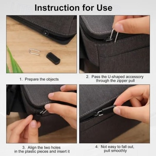 50 Count Removable Rubber Zipper Pulls for Bags, Coats, Luggage, Footwear