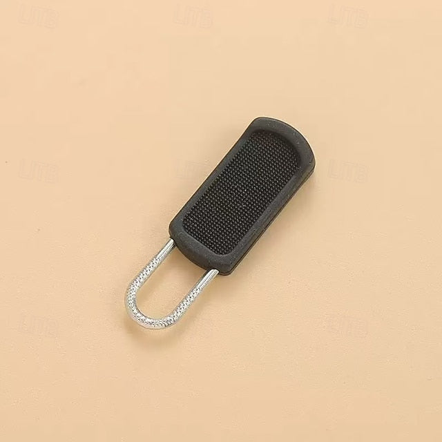 50 Count Removable Rubber Zipper Pulls for Bags, Coats, Luggage, Footwear