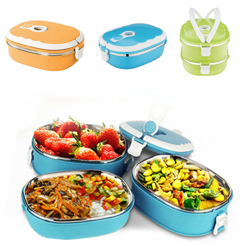 Stainless Steel Interior Insulated Lunch Container for Meals
