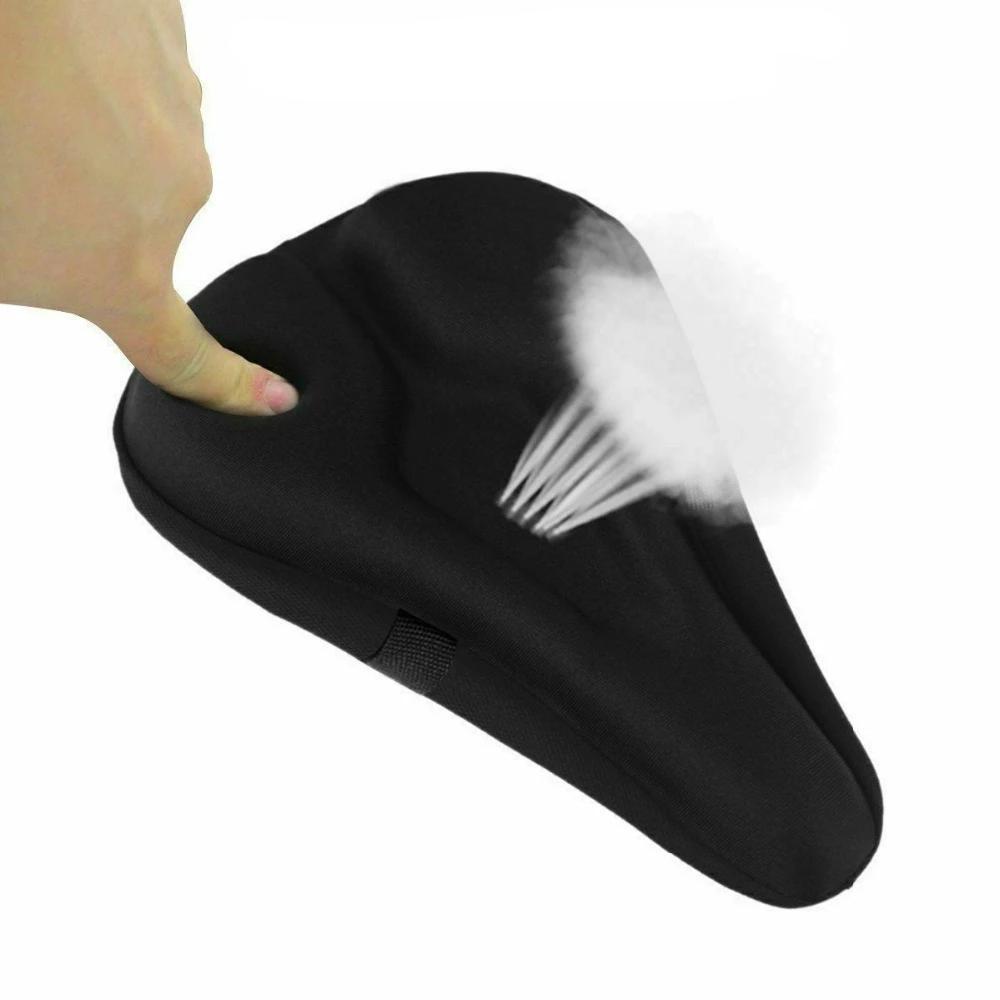 Shock-Absorbing Bicycle Saddle Cover – Breathable Gel Seat Cushion