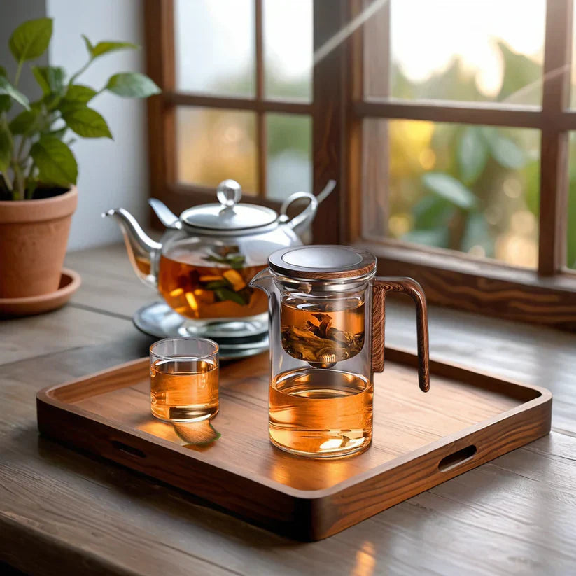 Elegant Glass Teapot with Infuser | TeaLux