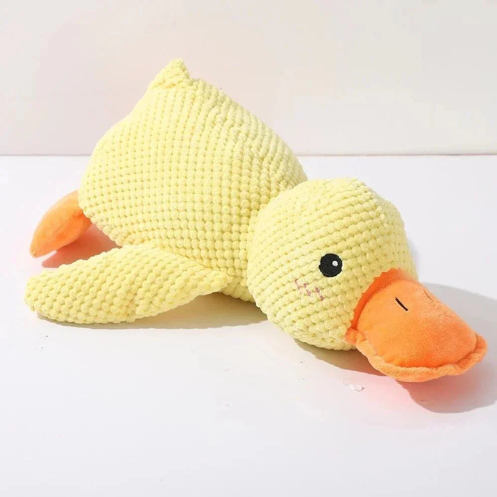 Plush Comfort Toy for Dogs - Calming Duck Design to Reduce Anxiety