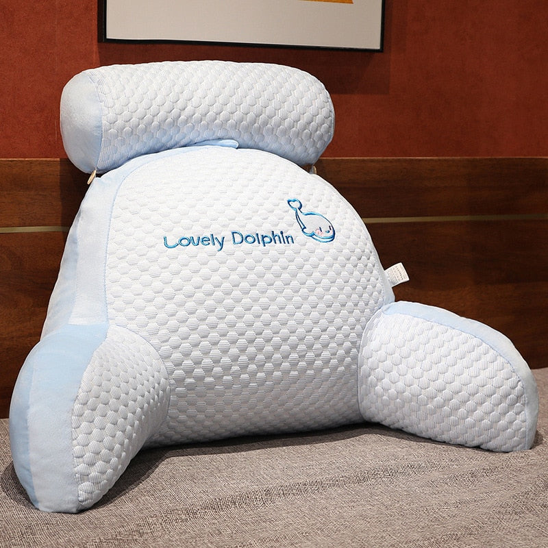 Cozy Support Pillow for Ultimate Comfort | Reading Cushion for Bed & Sofa | SnuggleNest