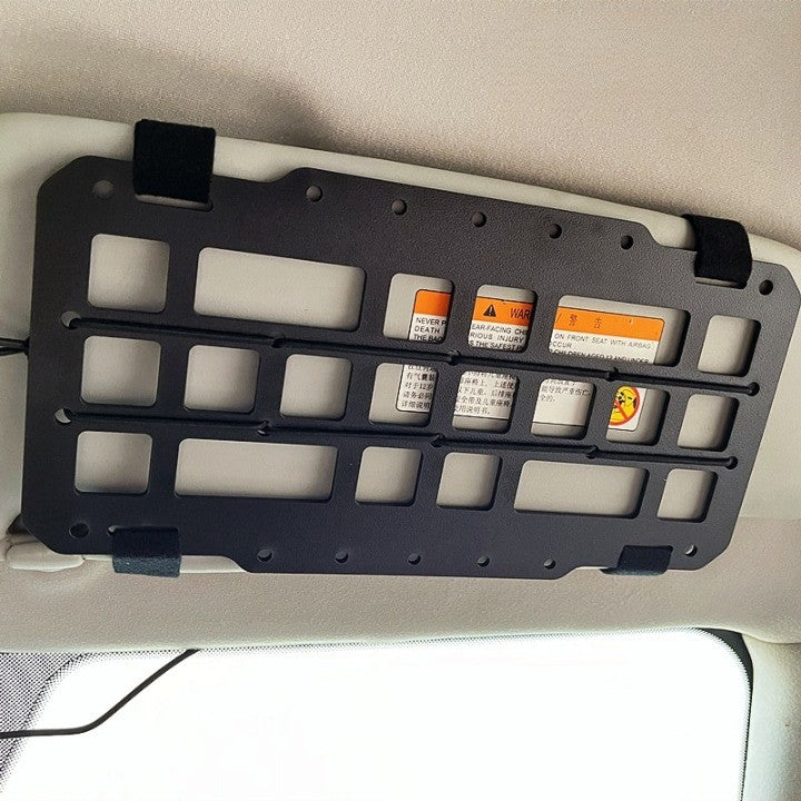 Tactical Sun Visor Organizer – ABS Plastic Storage Solution