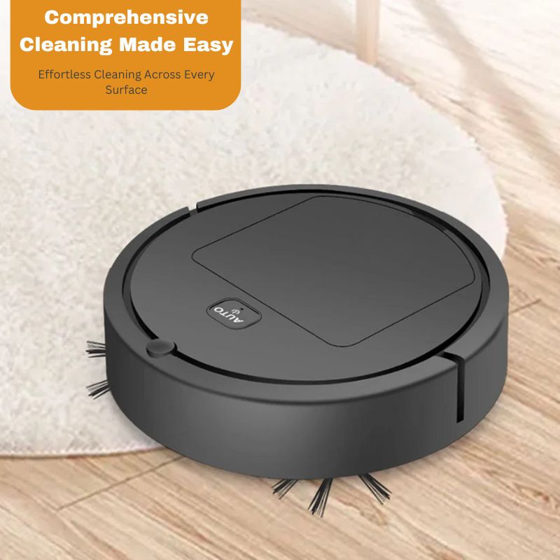 3-in-1 Robot Vacuum and Mop – Slim Design for Hard Floors and Pet Hair