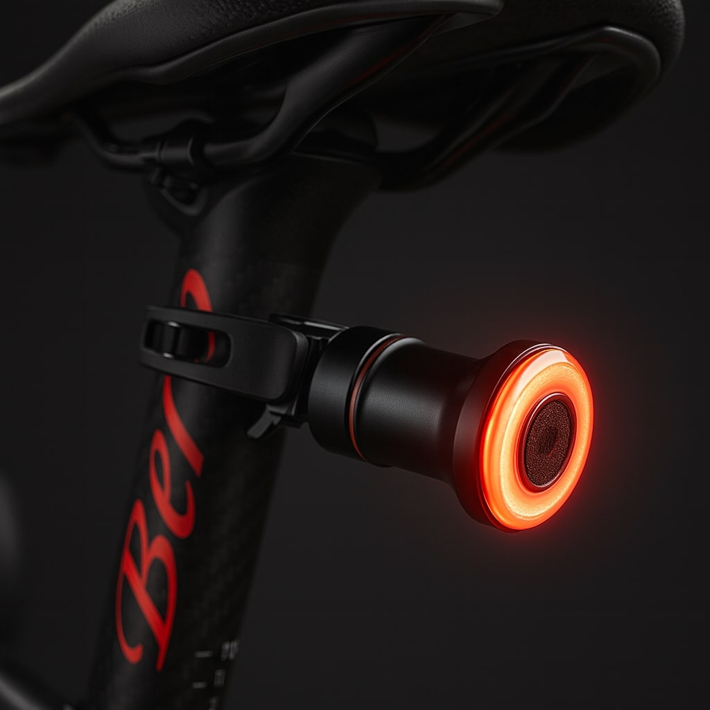 High-Visibility Bicycle Tail Light with 6 Bright Modes