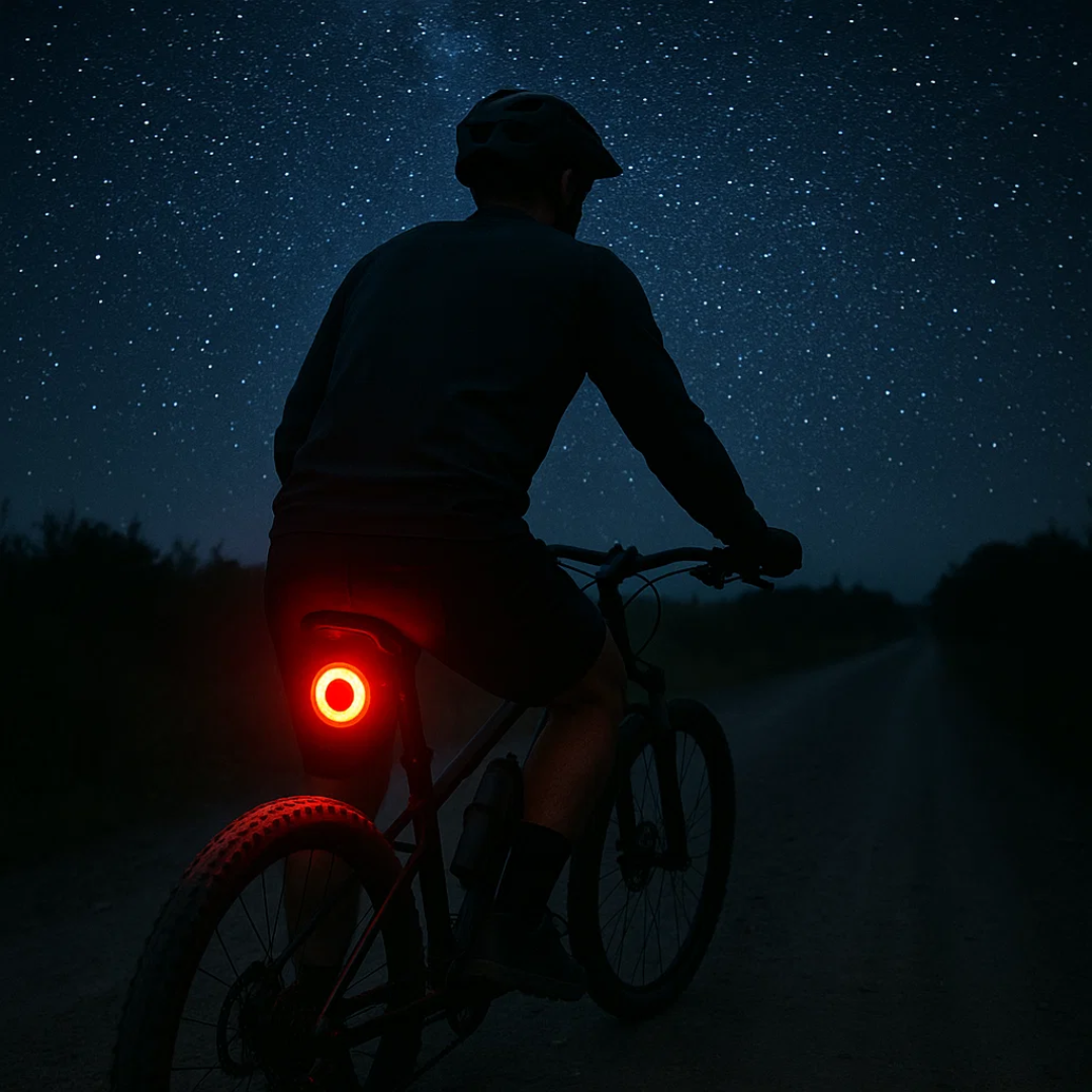 High-Visibility Bicycle Tail Light with 6 Bright Modes