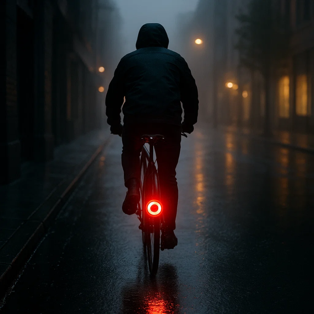 Smart Bicycle Tail Light with 6 Modes & Rechargeable Battery