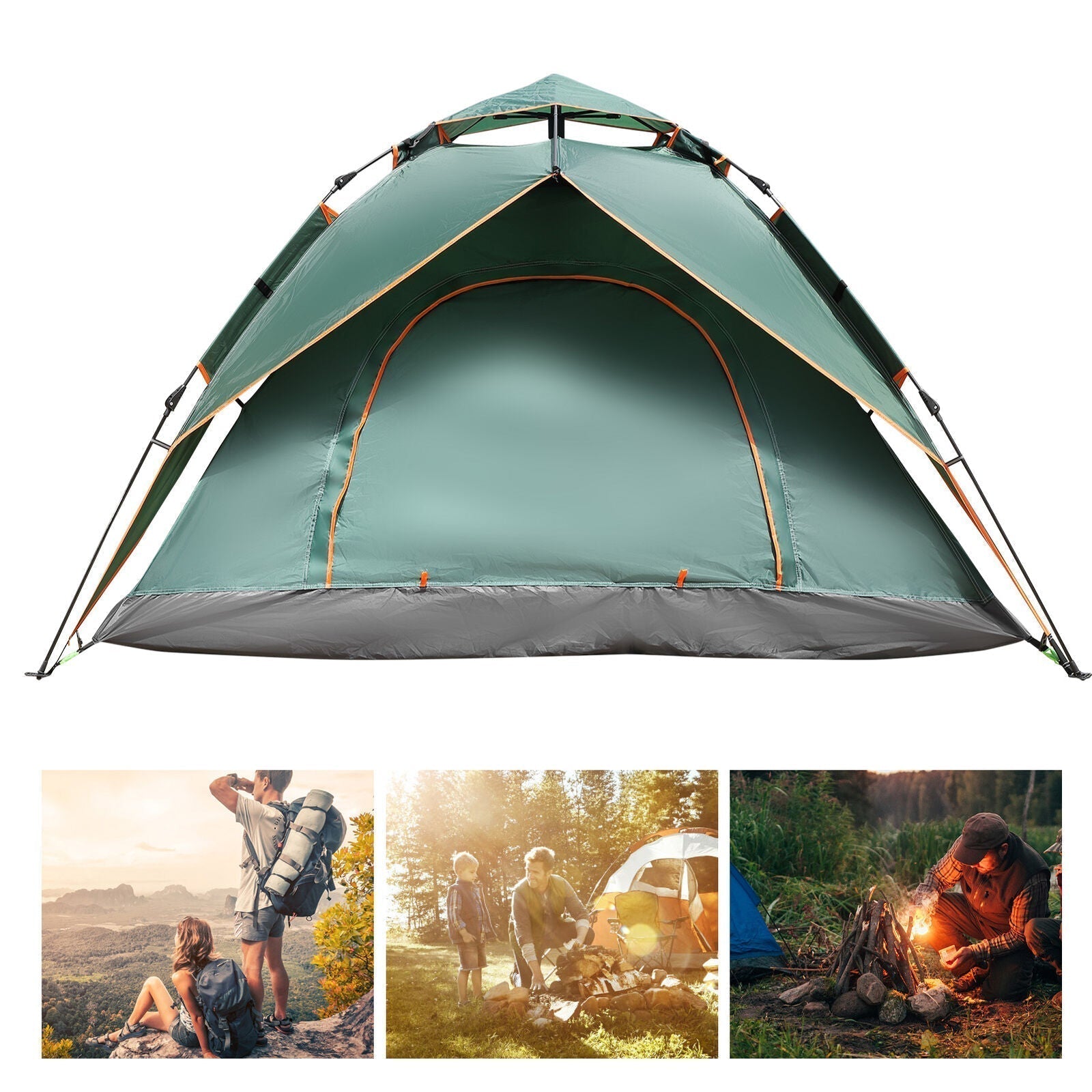 Instant Setup Tent for 3-4 Campers – Quick Assembly
