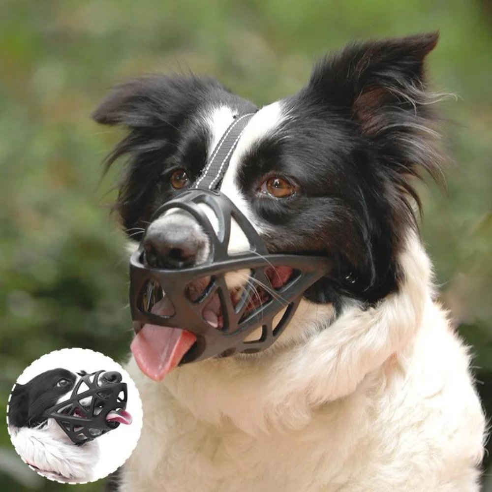 Adjustable Basket Muzzle for Dogs | Anti-Bark and Anti-Bite Protection