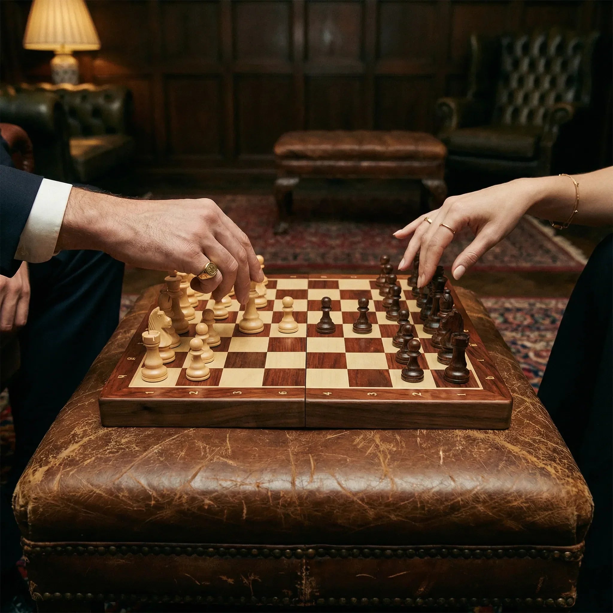 Elegant Portable Wood Chess Set | Classic and Compact