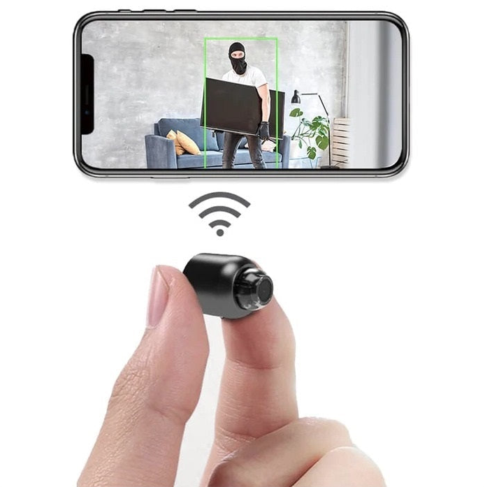 Compact WiFi Security Camera Featuring Night Vision
