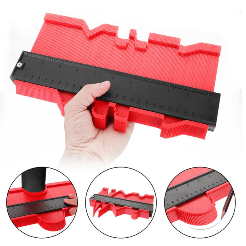 Precision Contour Gauge for Accurate Floor Covering Cuts