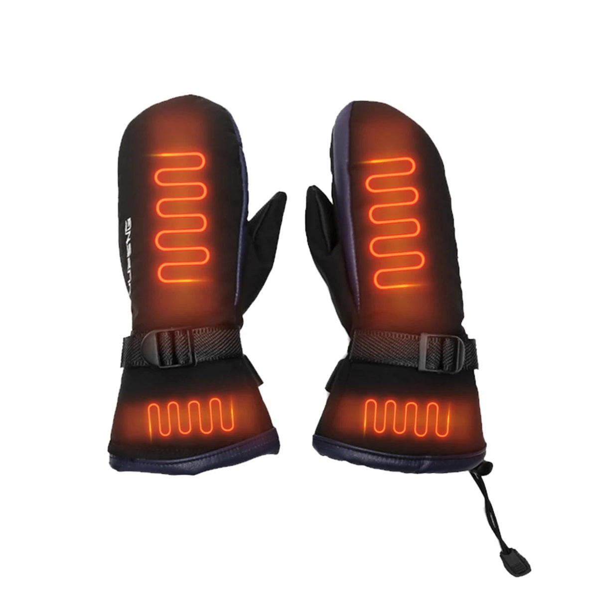USB Rechargeable Waterproof Hand Warmer Gloves with Dual-Sided Heating for Outdoor Activities