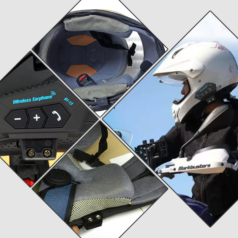 Motorcycle Helmet Bluetooth Headset – Communication and Music Streaming