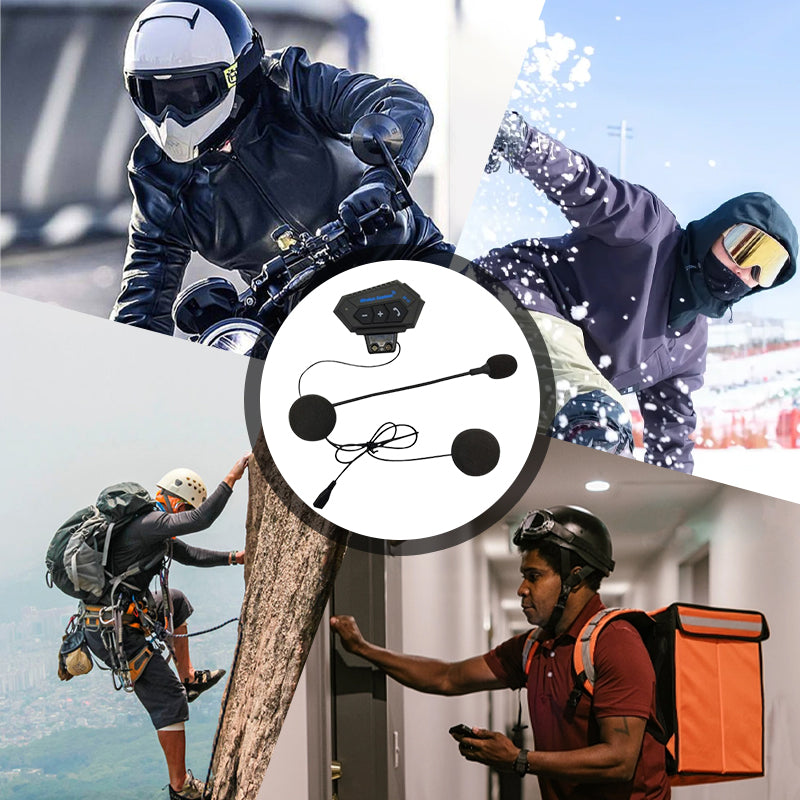Motorcycle Helmet Bluetooth Headset – Communication and Music Streaming