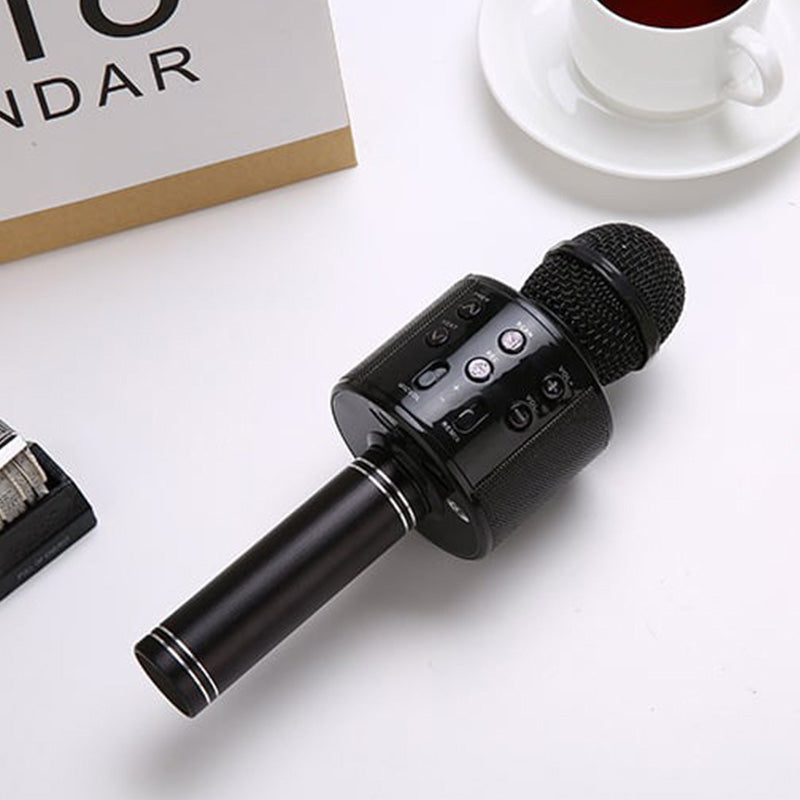 Bluetooth Karaoke Microphone with Speaker - Wireless Design