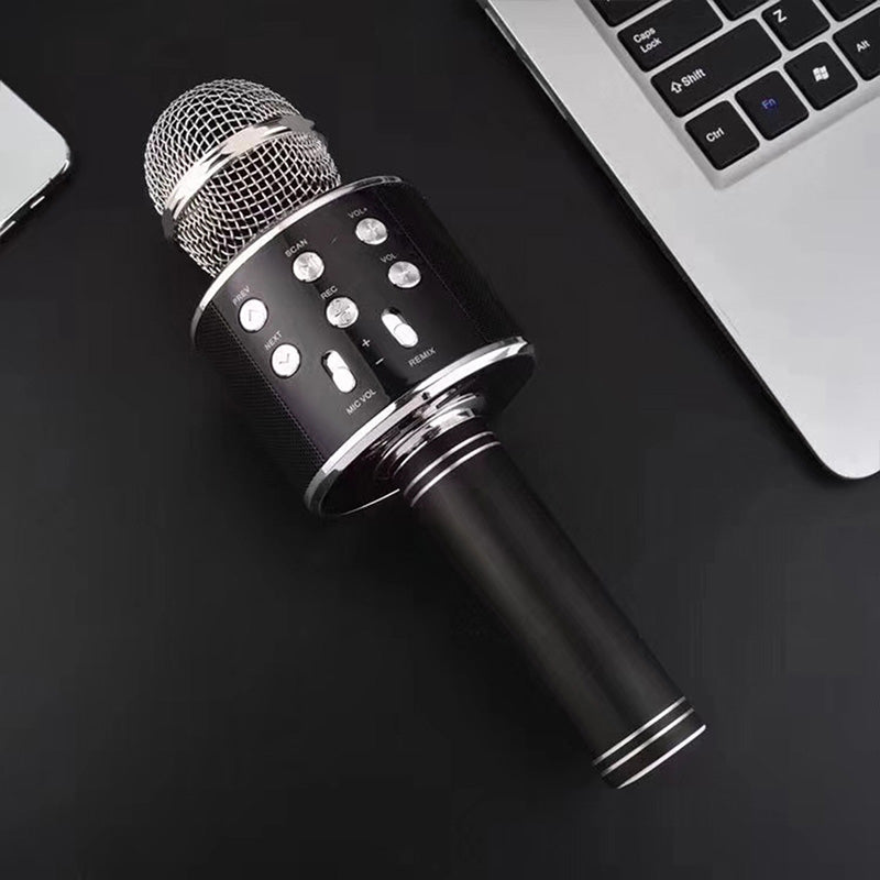 Bluetooth Karaoke Microphone with Built-in Speaker