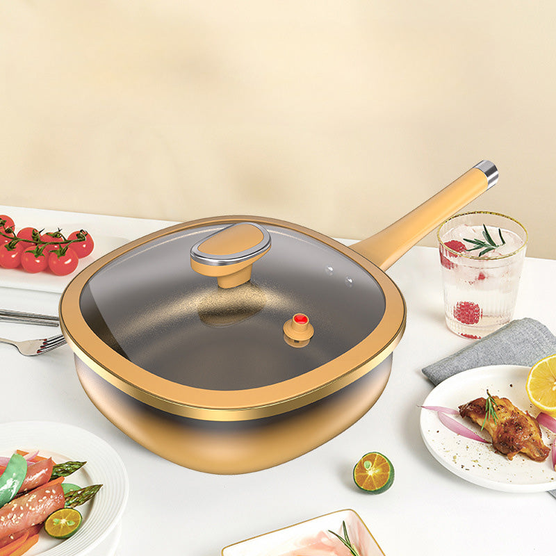 Non-Stick Frying Pan with Titanium Coating for Oil-Free Cooking