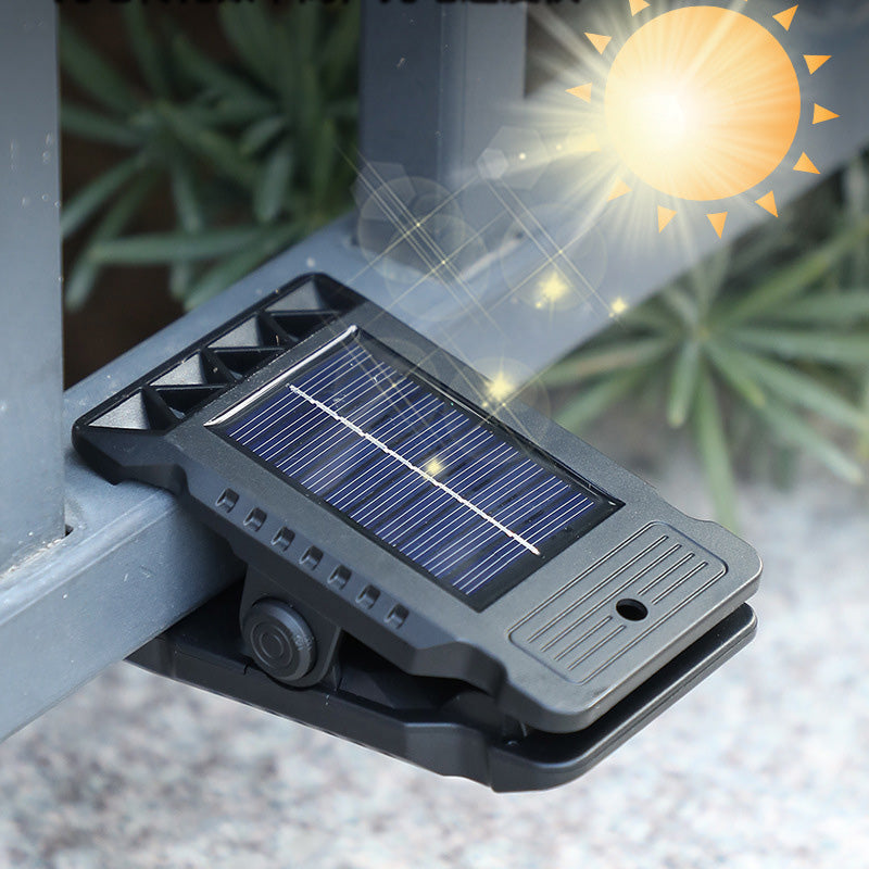 Motion Sensor Solar Clip Light with USB-C Charging