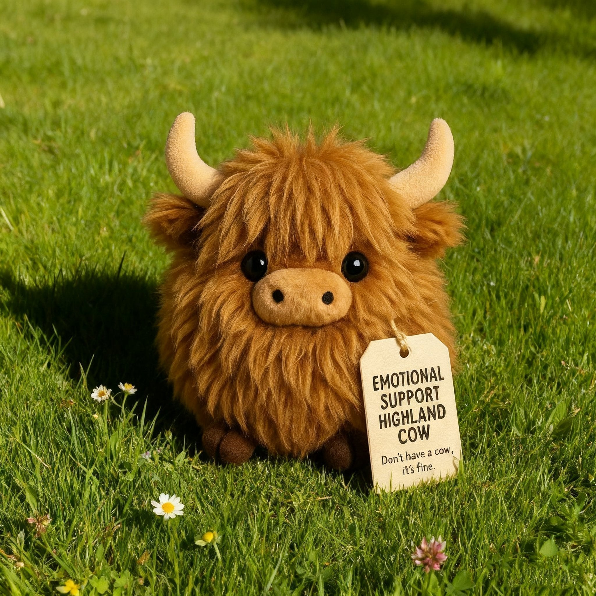 Soft Highland Cow Plush Toy – Comfort Companion