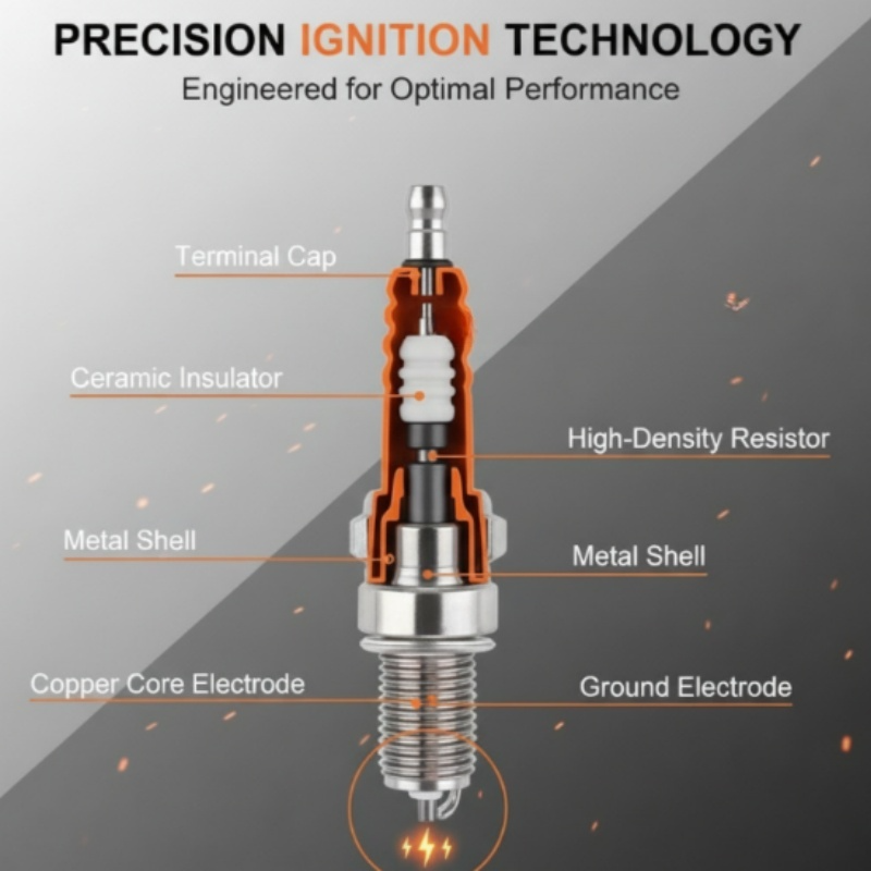 High Performance Spark Plug with Three Electrode Configuration