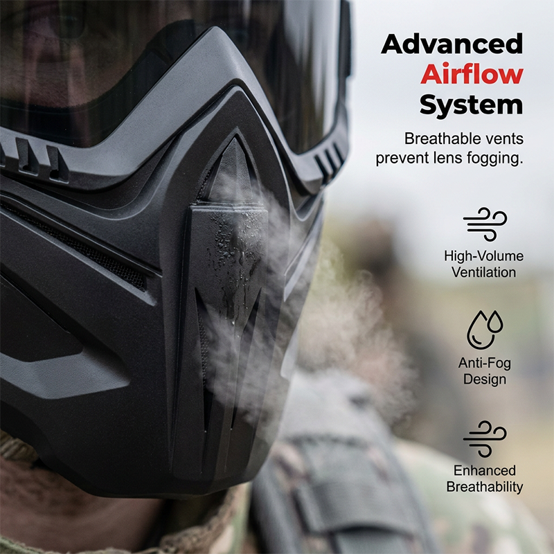 Face Shield for Welding with Removable Goggles and Air Vents