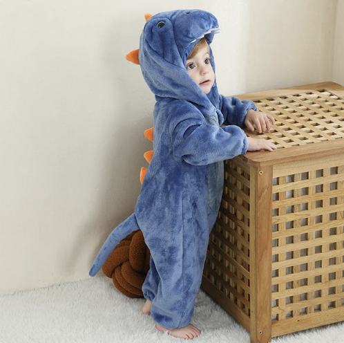 Cozy Critter Fleece Jumpsuit for Infants