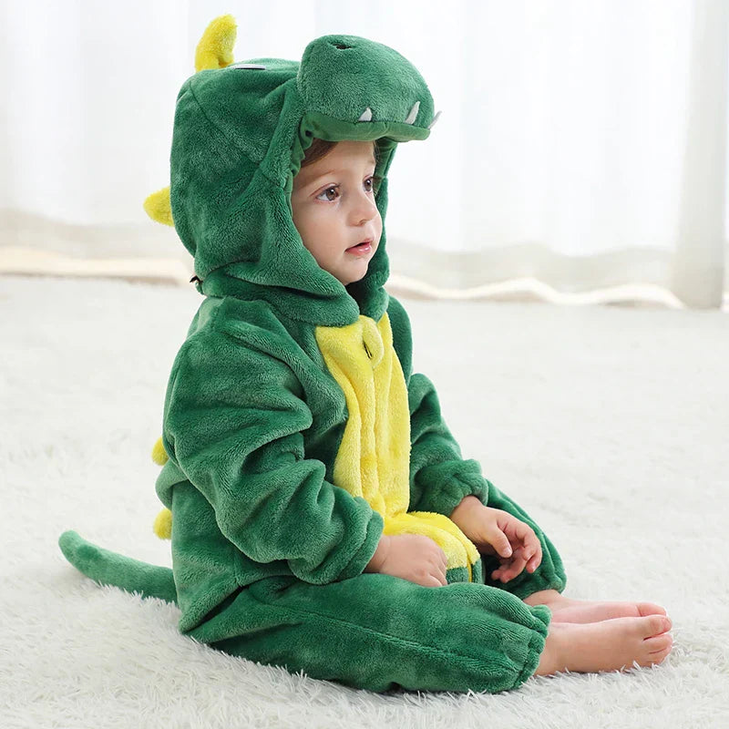 Cozy Critter Fleece Baby Jumpsuit
