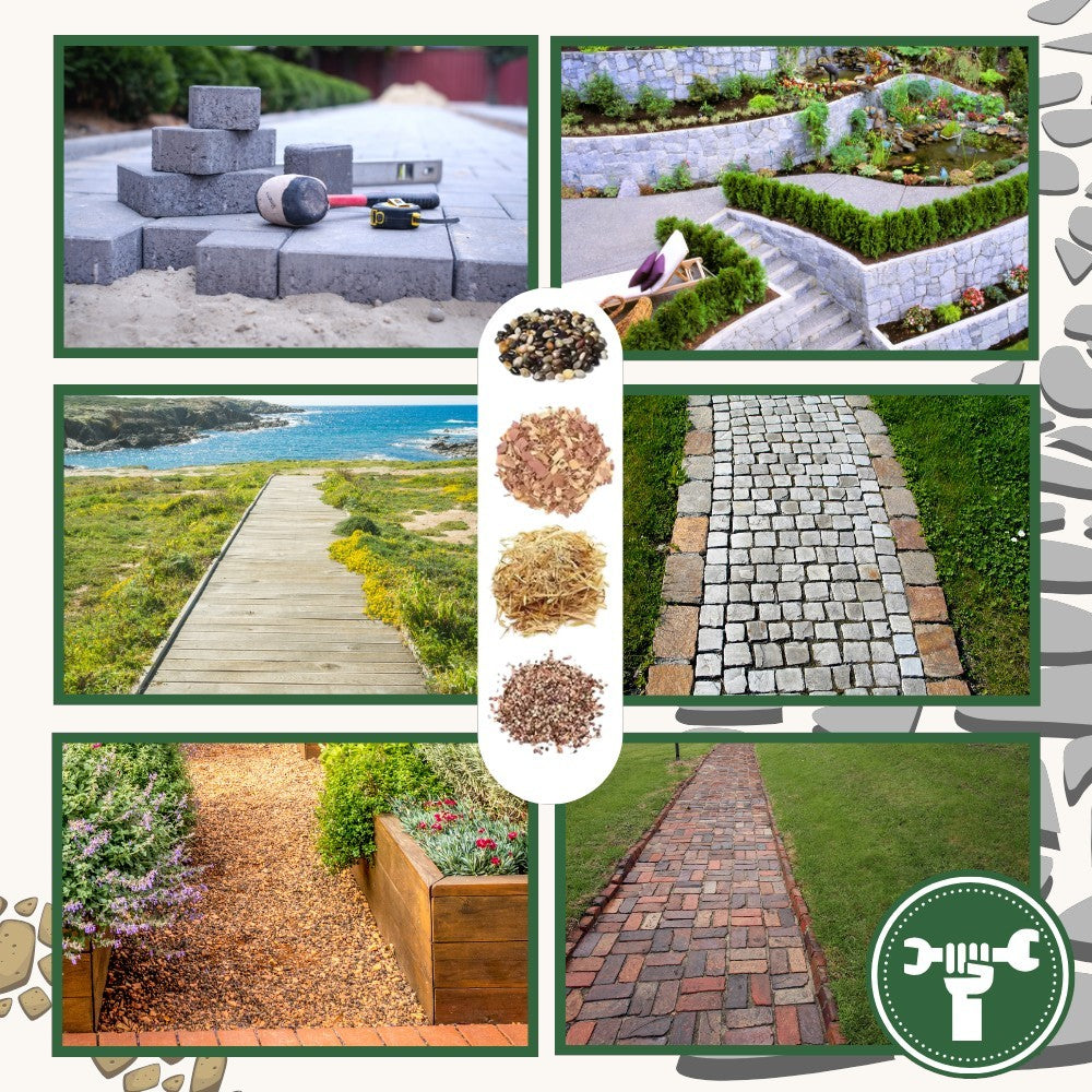 Landscape Adhesive for Mulch, Gravel & Sand - 500 g, Rainproof, 8-12 m² Coverage