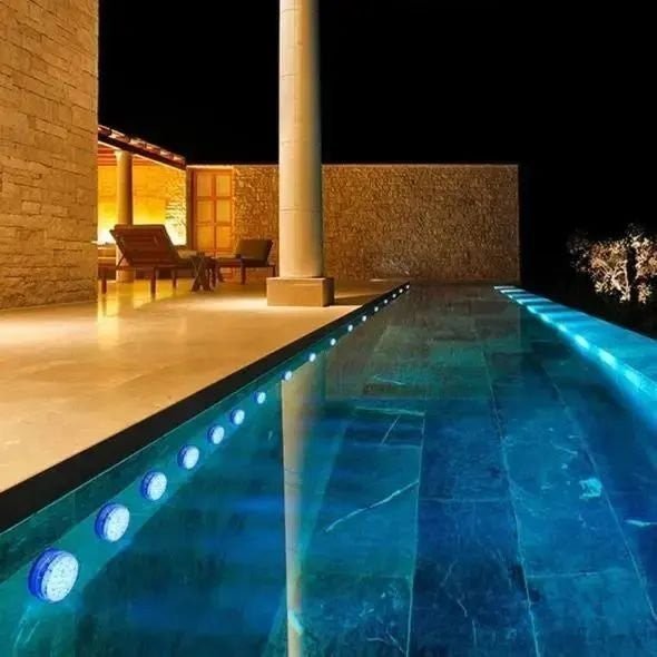 Remote-Controlled Waterproof Pool Lights – 13 LED Bulbs