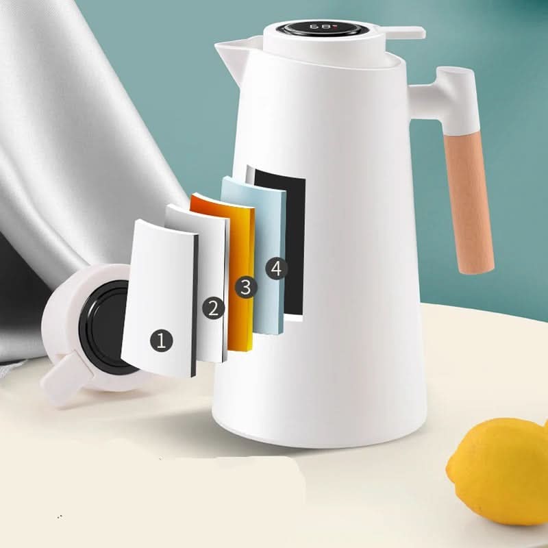 Smart Thermal Carafe with Temperature Display | 1 Liter Coffee & Tea Server