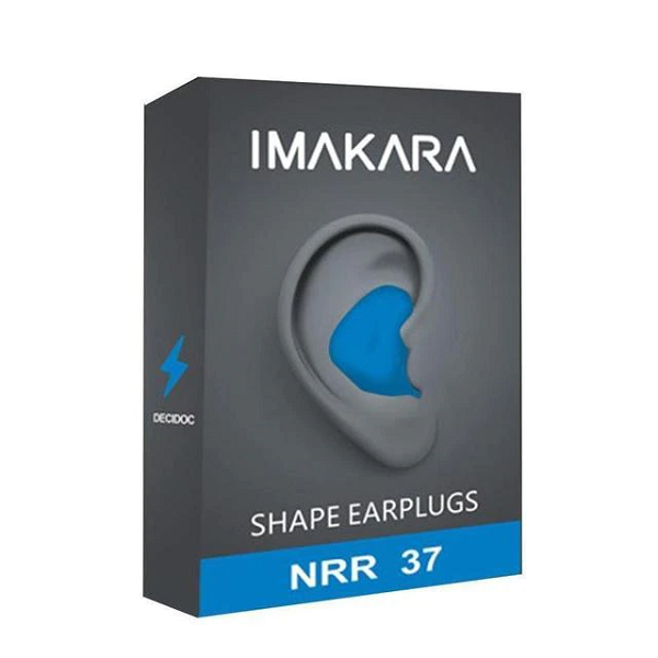Reusable Hypoallergenic Silicone Earplugs for Sleeping, Travel, Study
