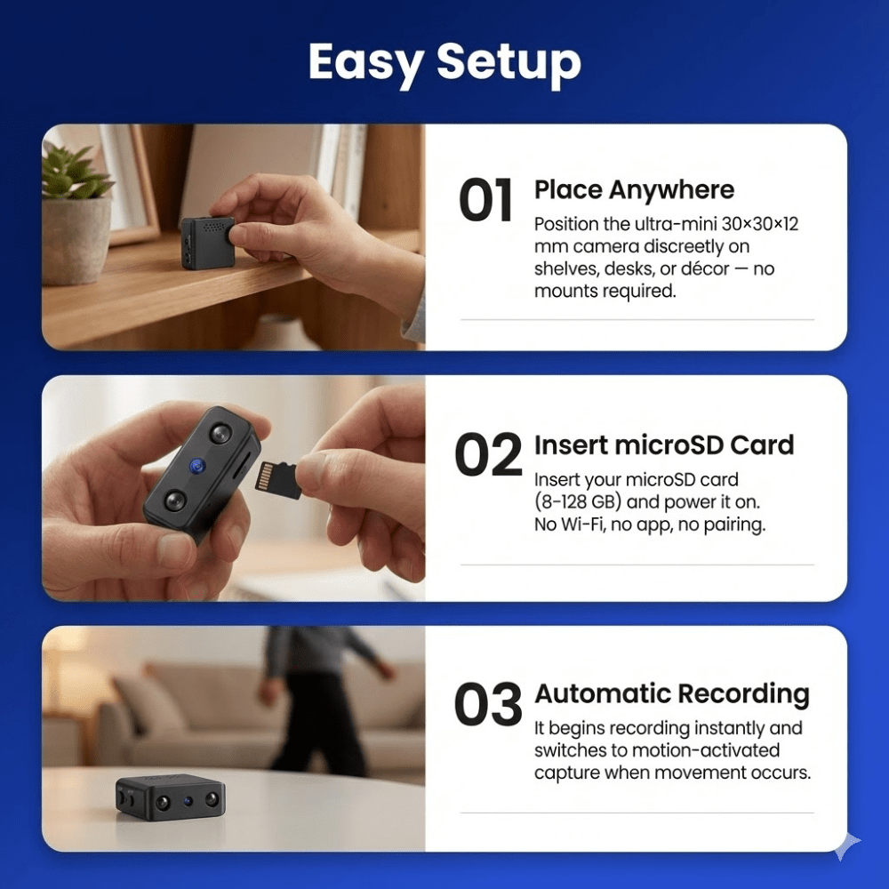 Battery-Powered Surveillance Camera with HD Video and Night Vision