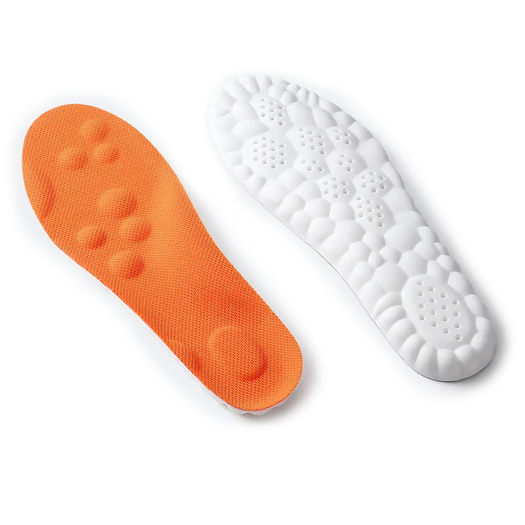 Trimmable Massage Insoles with Elevated Nodes for Any Footwear