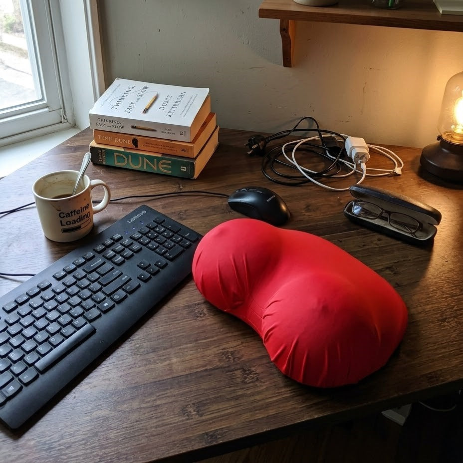 Memory Foam Comfort Pillow with Washable Cover