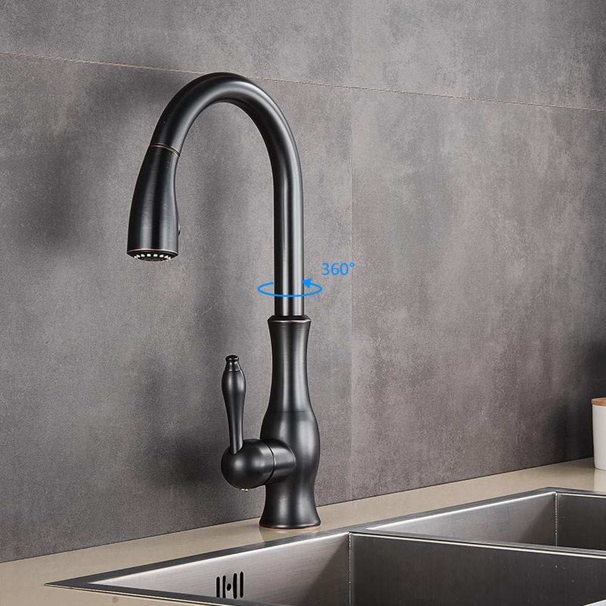 Versatile Kitchen Faucet | Pull-Down Sink Mixer | HomeFlow
