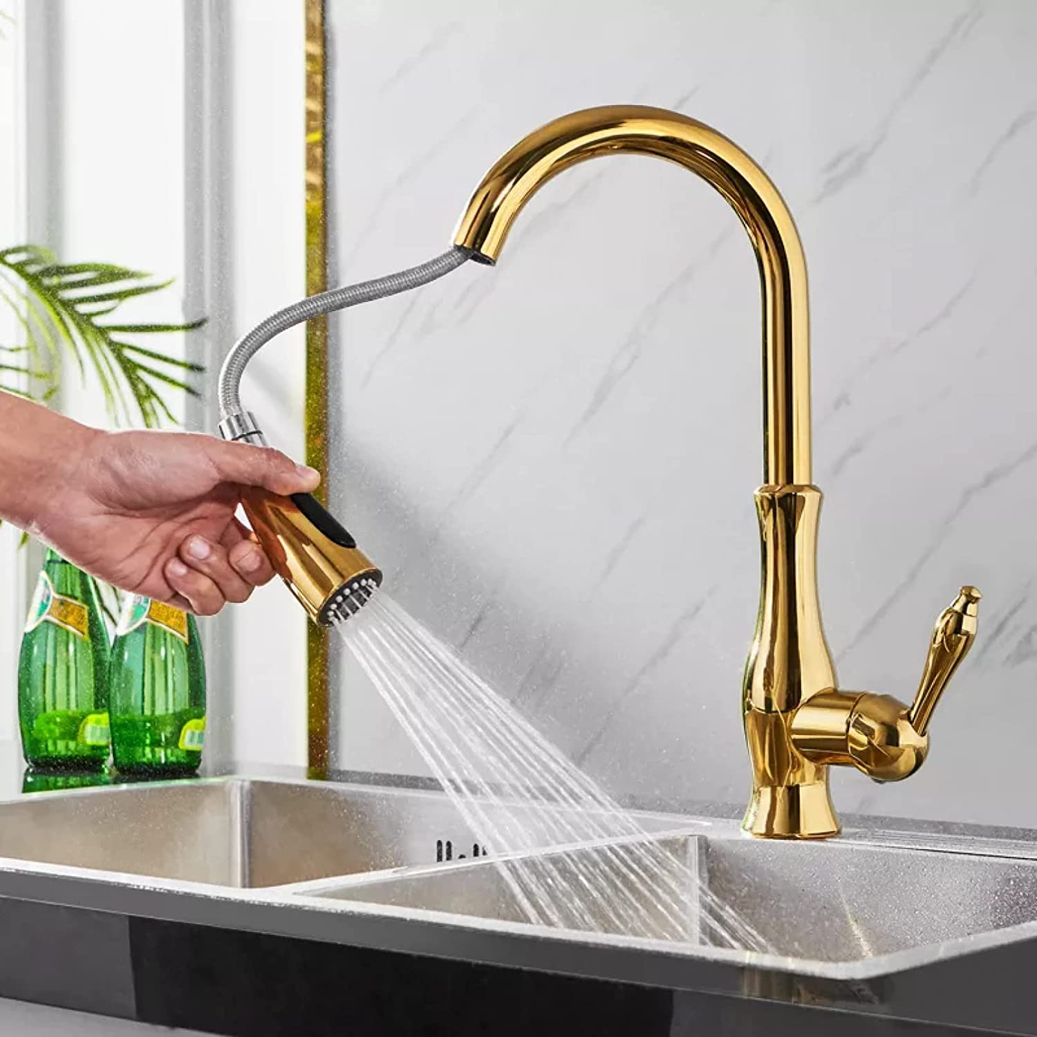 Versatile Kitchen Faucet | Pull-Down Sink Mixer | HomeFlow