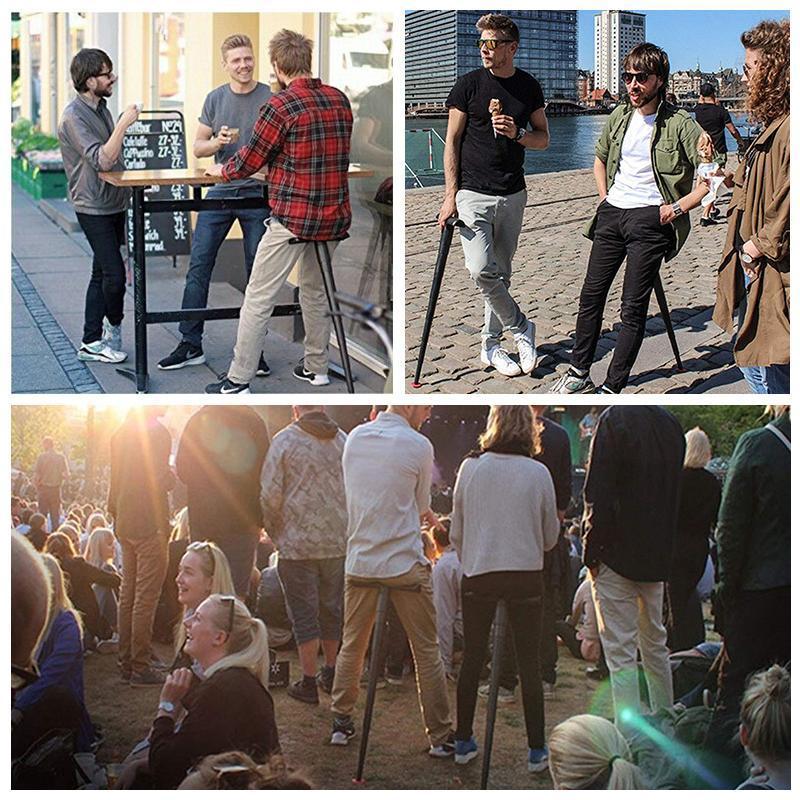 Compact Folding Stool for Camping, Events & Queues – Portable Seat with Carry Strap