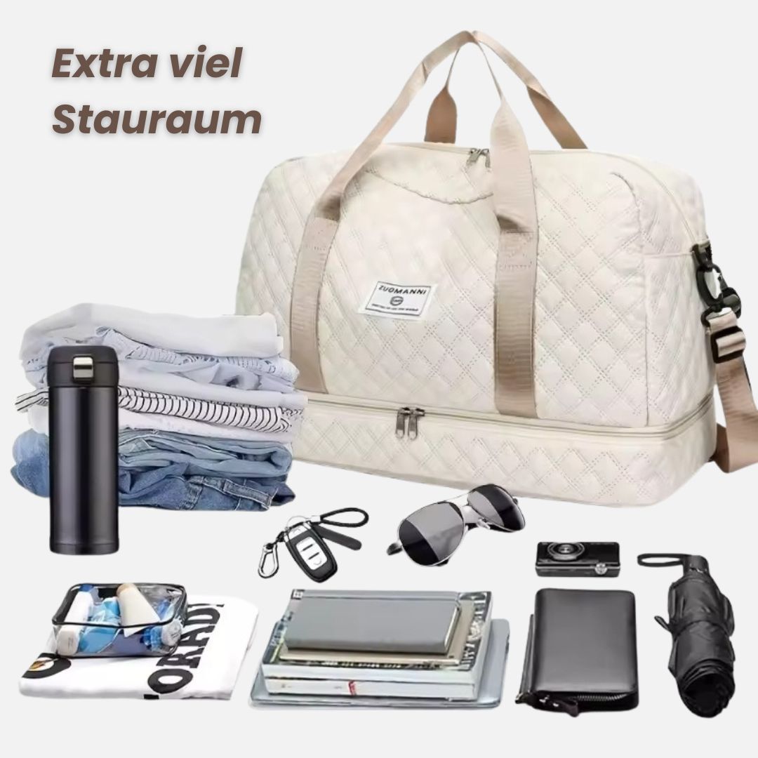 Travel Tote with Separate Shoe Storage – Stay Organized
