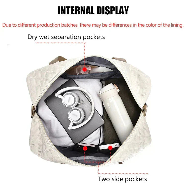 Travel Tote with Separate Shoe Storage – Stay Organized