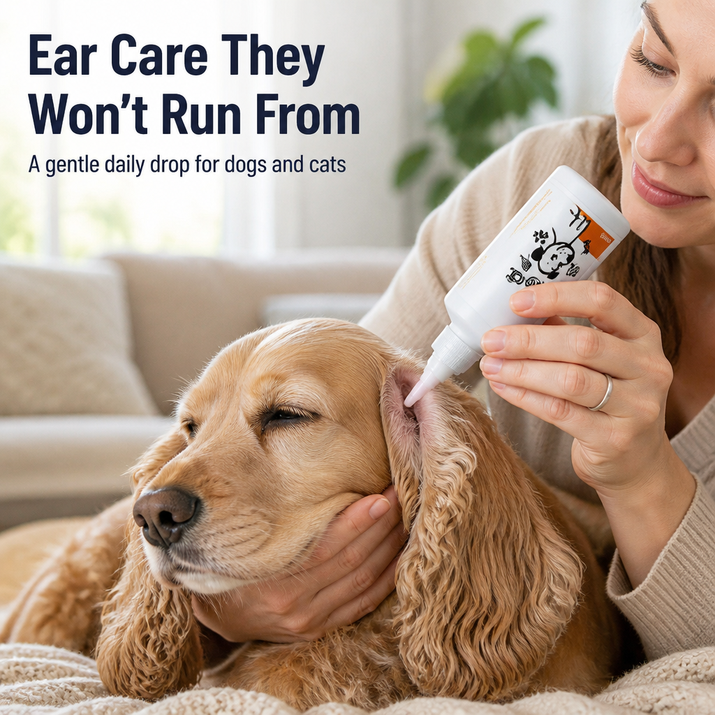 SereniPaw™ — Calm the Itch, Clear the Gunk & Freshen Ears Daily Without the Sting