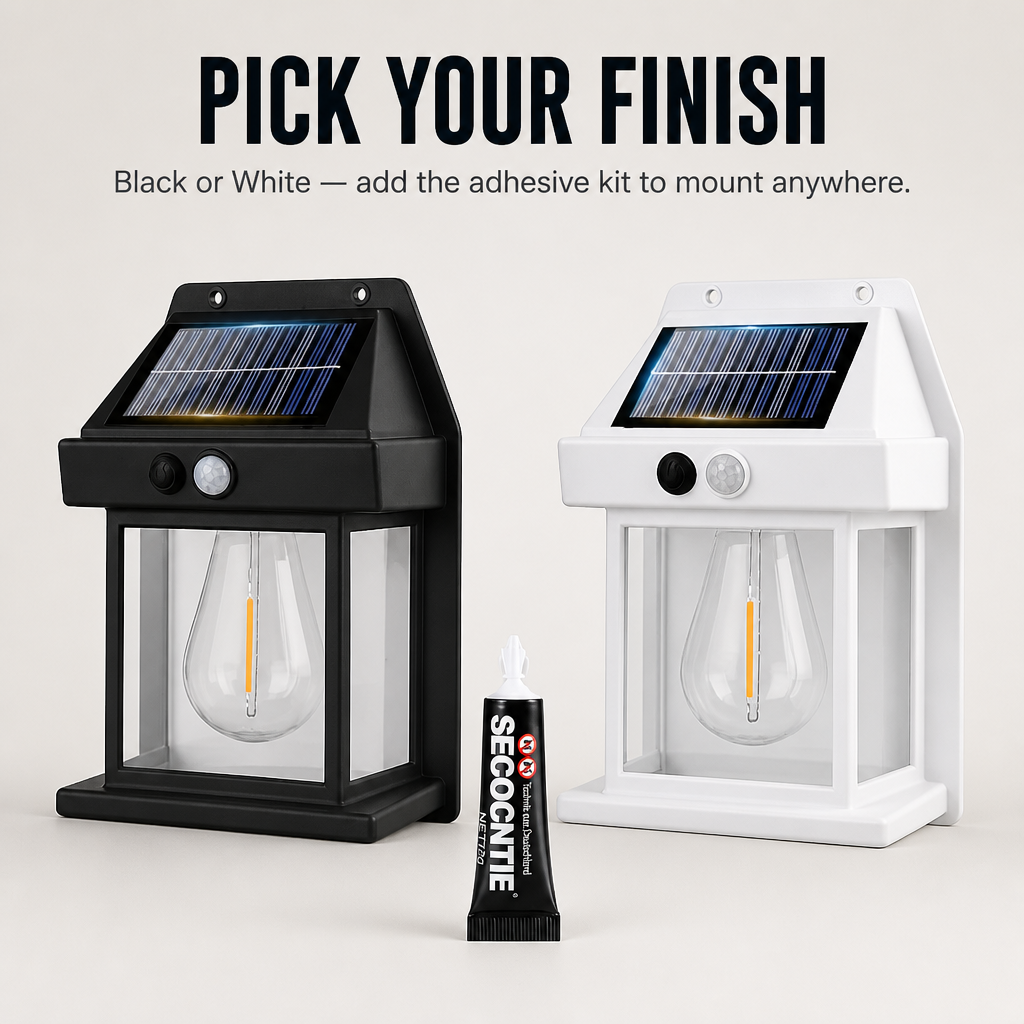 SolarFlare™ — Light Every Corner With Warm, Motion-Sensing Glow, Zero Wiring
