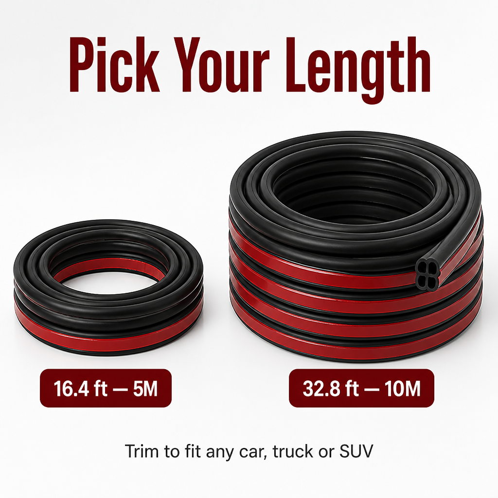 SilentGuard™ — Seal Out Road Noise, Wind & Dust in Minutes Flat