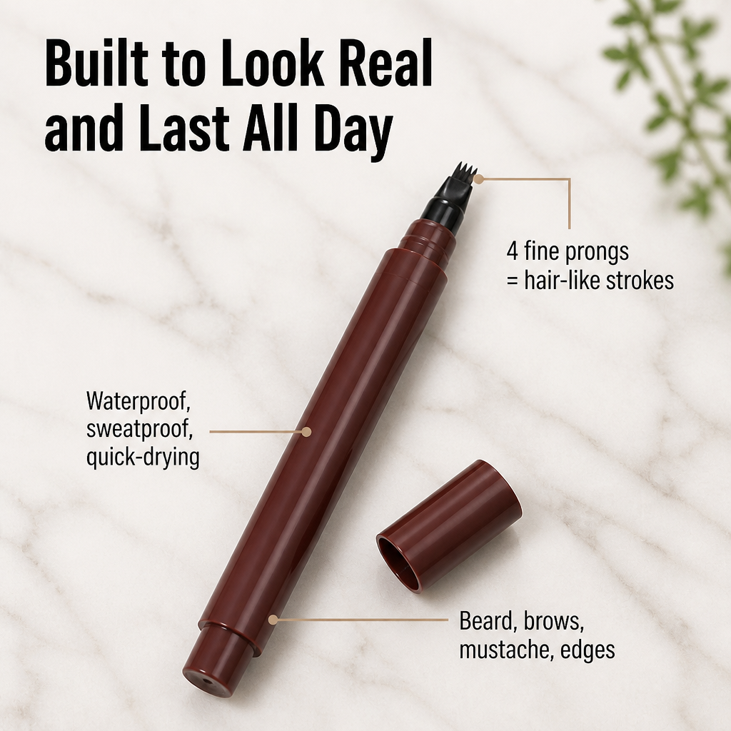 VeroEdge™ — Lock in Flawless Beard and Brow Definition That Never Fades