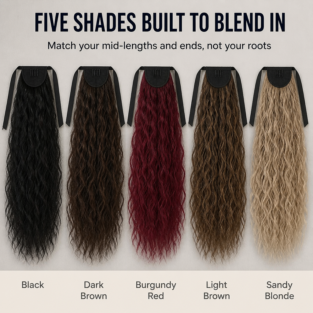 LuxeFlo™ — Transform Your Ponytail with Effortless, Show-Stopping Volume and Bounce